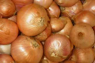 Cebollas secas